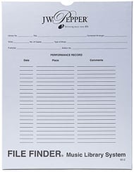 cover 80-2 FILE FINDER BOXES-CHORAL- EACH